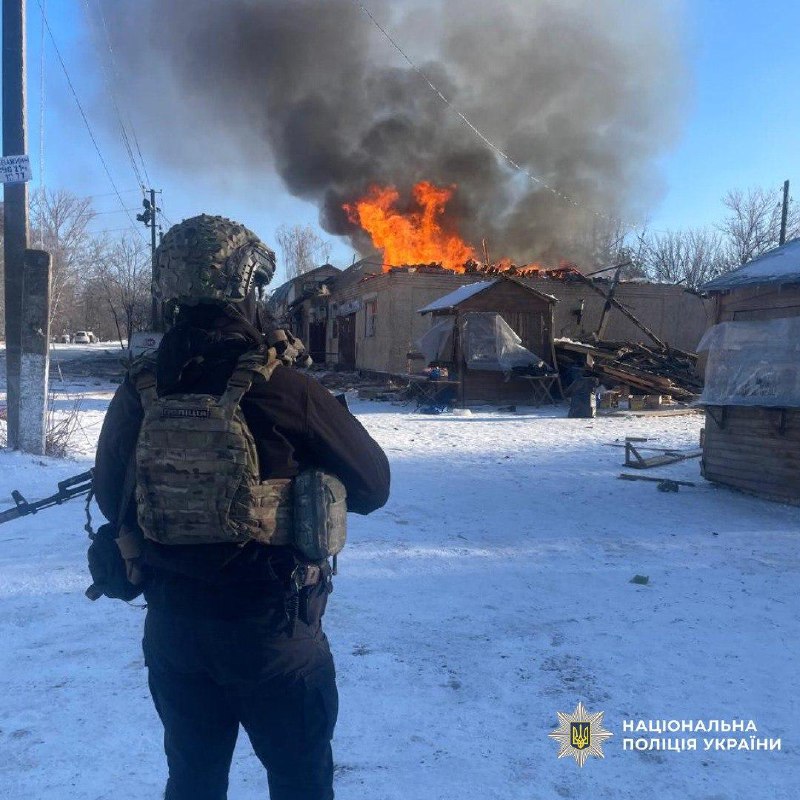 3 people wounded as result of drone strikes in Chuhuiv district