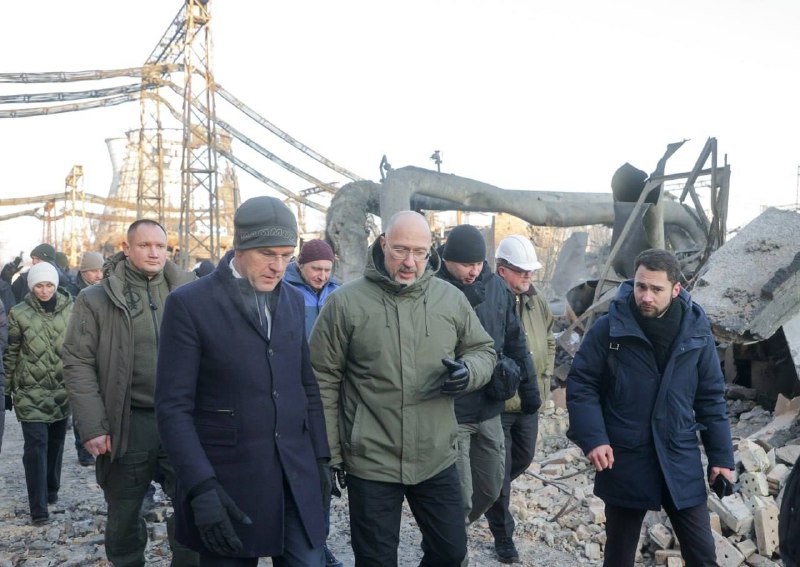 NATO Secretary General Rutte had visited one of destroyed power plants in Kyiv