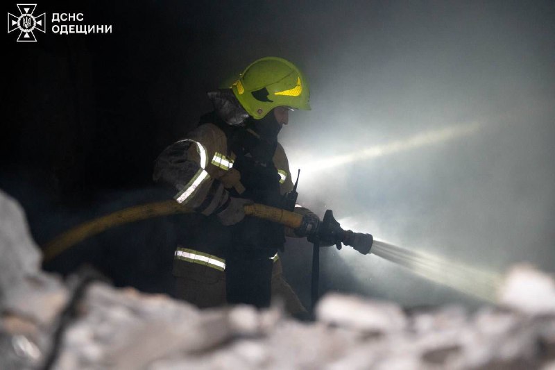 Fires in Odesa as result of Russian drones strikes