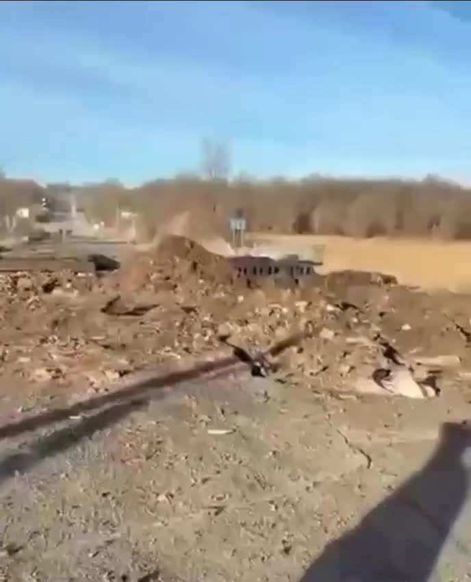 Bridge in Vasylivka was fully destroyed