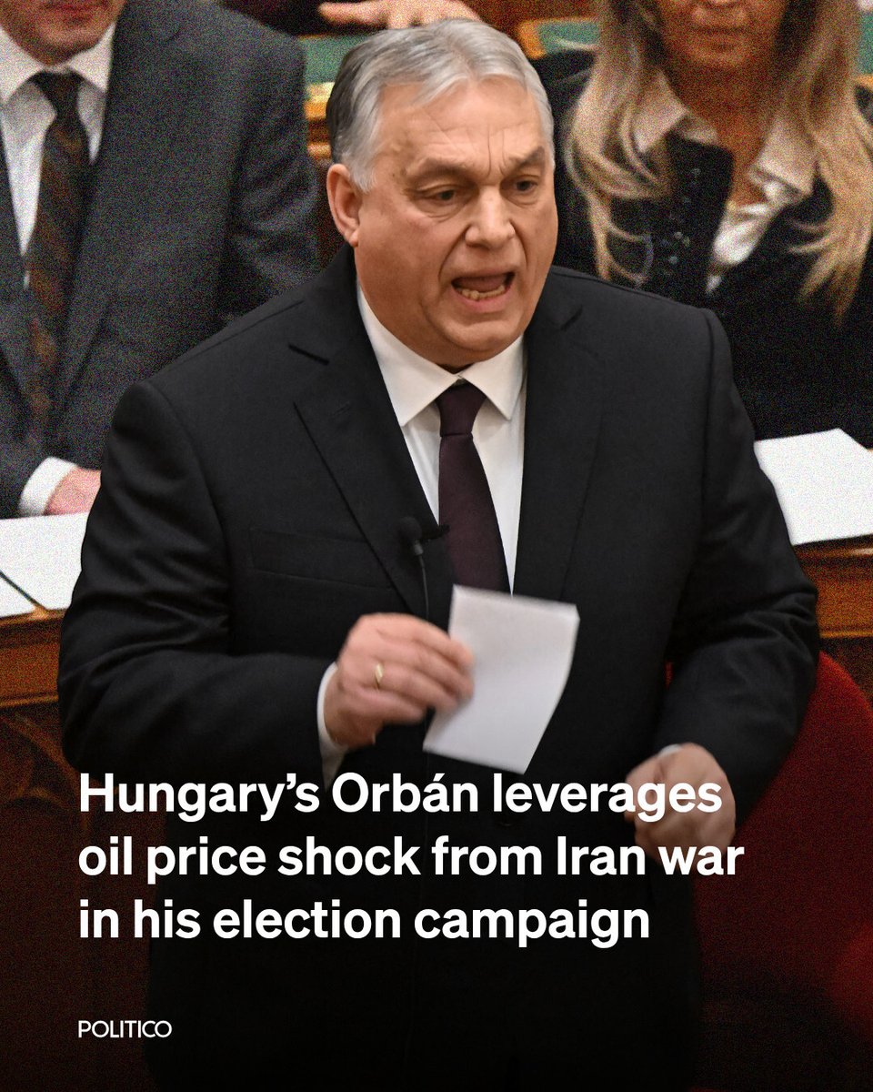 Hungary’s ruling party has accused the opposition of conspiring with the EU and Ukraine to deprive Budapest of access to cheap Russian oil — a cushion against price spikes.The move is aimed at clawing back ground ahead of the April elections