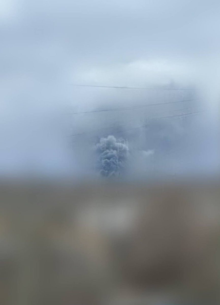 Explosions were reported in Horlivka