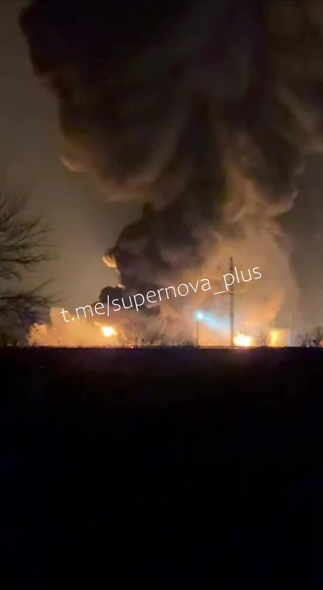 Oil depot was attacked in Labinsk of Krasnodar Krai of Russia