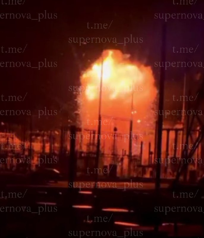 Explosions were reported in Melitopol