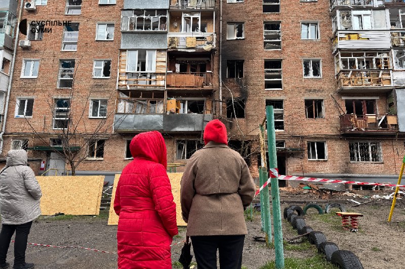 16 people wounded as result of drone strike in Sumy