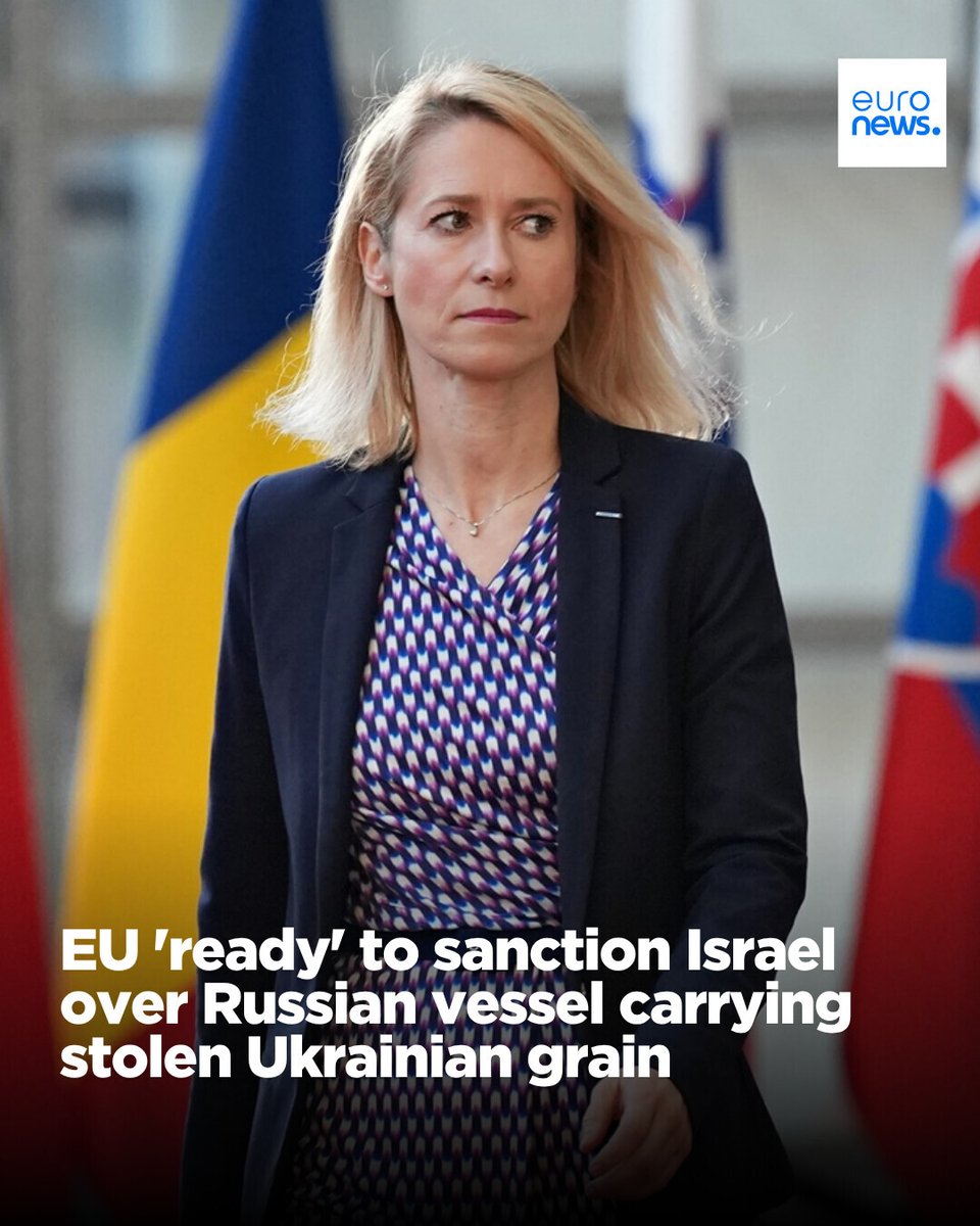 Die Europäische Union hat Israel gewarnt, dass sie bereit ist, Sanktionen gegen diejenigen zu verhängen, die den Handel mit von Russland in den besetzten Gebieten gestohlenem ukrainischem Getreide unterstützen und fördern, nachdem ein neues Schiff mit Getreide beladen im Hafen von Haifa eingetroffen war.